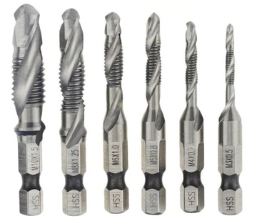 FALON TECH Wiertła gwintujące do metalu HSS M3 - M