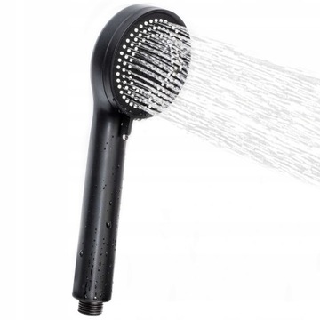 SŁUCHAWKA PRYSZNICOWA 4F ANTI CALC CZARNA SLU-32