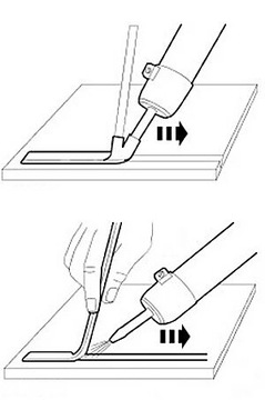 Аппарат для сварки пластика WEP 706 + НАБОР НАСАДОК ИЗ ПЛАСТМАССЫ