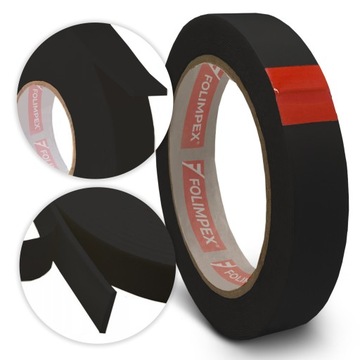 TAŚMA MONTAŻOWA DWUSTRONNA PIANKOWA 19mm/5m PREMIUM CZARNA