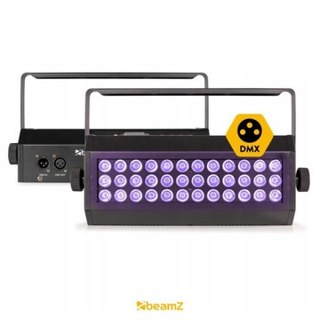 Ультрафиолетовый светодиодный прожектор 36х3Вт LED DMX XLR IEC