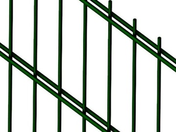 PANELE ogrodzeniowe 2D - 8/6/8 mm ZIELONE 1,83 m