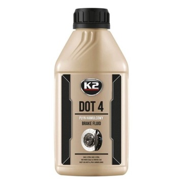 PŁYN HAMULCOWY K2 DOT-4 500ml 0,5 L JAKOŚĆ W DOBREJ CENIE