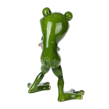 Figurka ozdoba ceramiczna żaba saksofonista muzyk