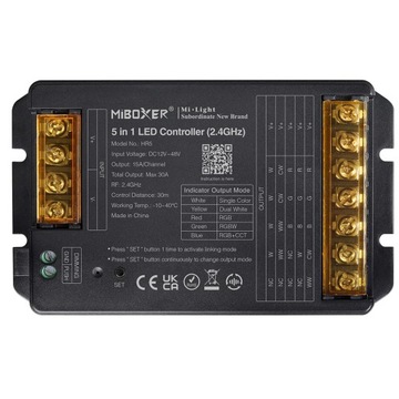 Kontroler LED 5w1 (2,4 GHz) Maks. 30A 12-48V MiBoxer