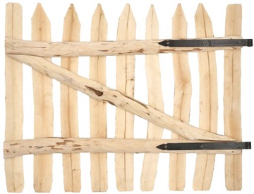 FURTKA BRAMKA SZTACHETOWA 80CM OGRODOWA DREWNIANA