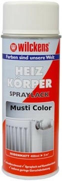wilckens spray do grzejników do 80° biały jedwabisty mat RAL9010