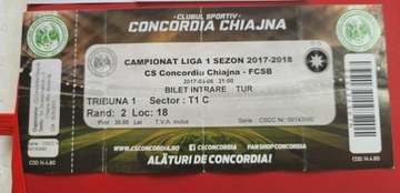 bilet CS Concordia - FS Steaual liga rumińska