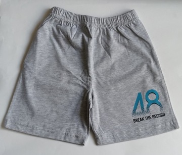 Krótkie spodenki sportowe AJS szary '48' r.116