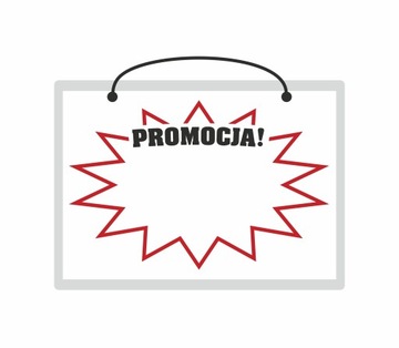 Tabliczka laminowana PROMOCJA z gwiazdką - A5