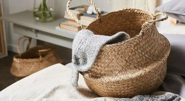 НАБОР 3x КОРЗИНА TUTUMI из НАТУРАЛЬНОЙ МОРСКОЙ ТРАВЫ