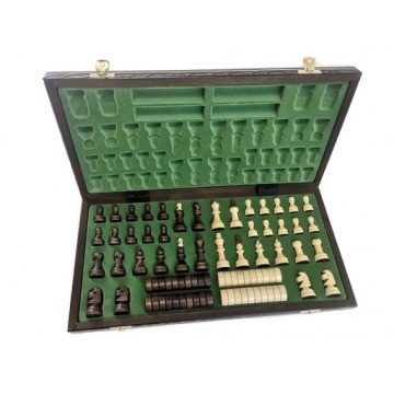 УНИКАЛЬНЫЕ ШАХМАТЫ 2 в 1 100 фигур - Шахматы Капабланки