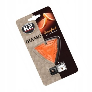 K2 DIAMO GRAPEFRUIT ZAPACH SAMOCHODOWY ODŚWIEŻACZ