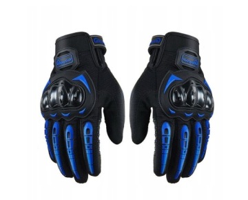 Мотоциклетные перчатки Летние сенсорные перчатки для скутера и велосипеда СИНИЙ L