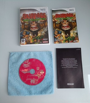 RAMPAGE TOTAL DESTRUCTION NINTENDO Wii KOMPLETNA 3XA