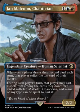 Karta Magic: The Gathering Ian Malcolm, Chaotician LCI REX