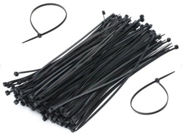 OPASKI ZACISKOWE VARGO TRYTYTKI TRYTKI KABLOWE CZARNE 3×100mm 100SZT