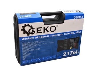 НАБОР ИНСТРУМЕНТОВ СВЕРЛА ТОРЦЕВЫЕ КЛЮЧИ БОРТА 217 шт.