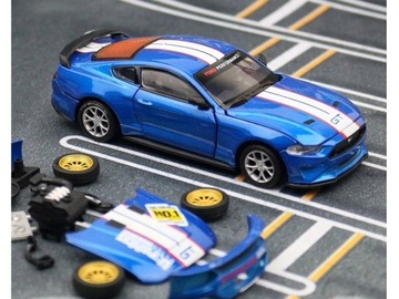 Лицензионный металлический ТЮНИНГ-комплект автомобиля Ford Mustang GT 1:42 ZA5057