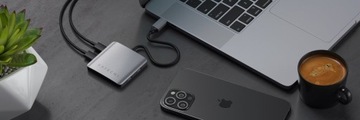 4-портовый концентратор USB-C Satechi — концентратор USB-C (4x USB-C) (серый космос)