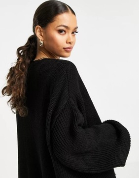 TOPSHOP PETITE SWETER DAMSKI GŁADKI CASUAL S UDL