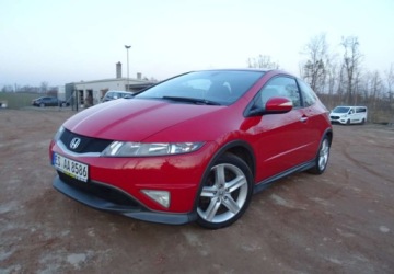 Honda Civic VIII Coupe 1.8 i 16V 140KM 2008 Honda Civic 1.8ben,s-type,klima,oplacony 1.8 Benzyna 140KM