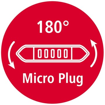 Micro USB B — USB A Гибкий кабель 180°, 0,75 м. Р ХАМА
