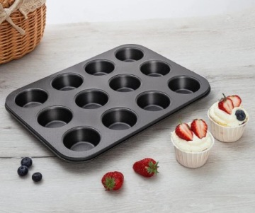 ФОРМА 35 x 26 см 12 кексов 6 см ФОРМА ДЛЯ ВЫПЕЧКИ Противень для кексов