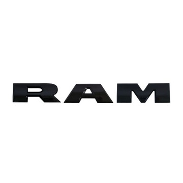Czarny RAM Emblemat znaczek Naklejki na karoserię Dodge 31*4.5cm