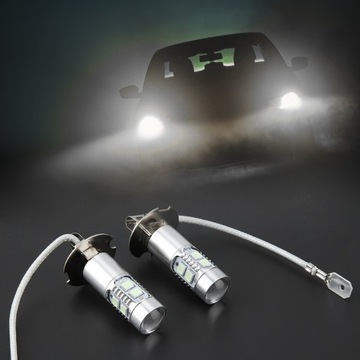 2x 100W 1200LM 8000K светодиодные лампы для фар