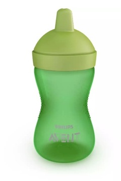AVENT KUBEK NIEKAPEK 300ML WYPUSTKI TWARDY USTNIK DO NAUKI PICIA 18M+ GREEN