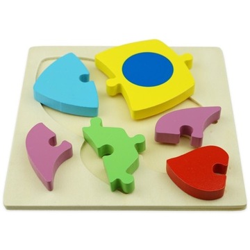 ДЕРЕВЯННАЯ КРАСОЧНАЯ РАКЕТА-ПАЗЗЛ