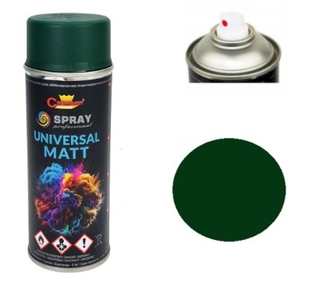 CHAMPION SPRAY UNIWERSALNY FARBA ZIELONY MAT RAL6005 400ml