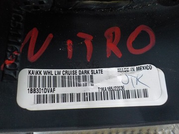 DODGE NITRO 08R VOLANT KOŽENÁ MULTIFUNKCE PĚKNÝ