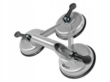 UCHWYT POTRÓJNA PRZYSSAWKA DO SZYB ALUMINIOWA