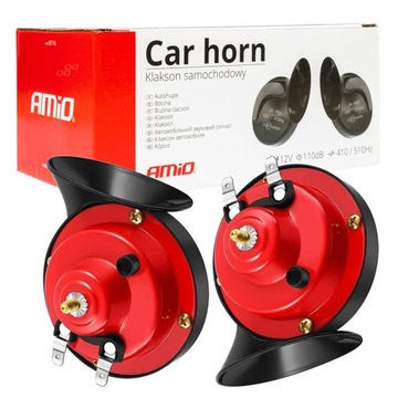 Громкий звуковой сигнал, 2 шт., двухцветный улиточный рожок, 12 В, автомобиль, мотоцикл