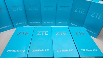 Nowy Smartfon ZTE Blade A72 3 GB / 128 GB niebieski