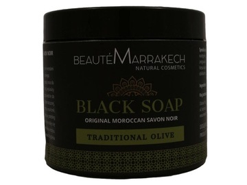 Czarne Mydło naturalne Maroko Produkt 200g