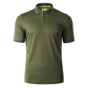 KOSZULKA MĘSKA MAGNUM POLO OLIVE/WINTER PEAR - XXXL