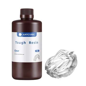 Żywica UV Anycubic Tough Clear Transparentny 1kg 1l