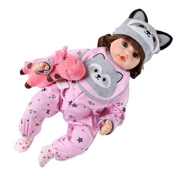 Reborn Baby Silikonowa Interaktywna lalka 46 cm