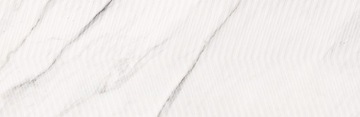 Carrara Chic white chevr. str glossy 29x89 Opoczno