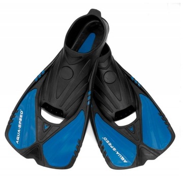 Płetwy treningowe do pływania na basen Aqua-Speed Action niebieskie r.44-45
