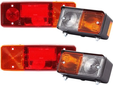 LAMPY TYLNE DO URSUS C-360 PRZÓD + TYŁ WAŚ ZESTAW Z PODŚWIETLENIEM TABLICY