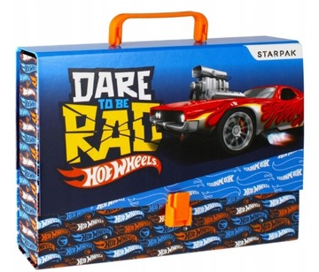 Teczka z rączką dla dzieci A4 Hot Wheels Starpak