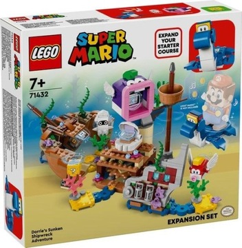 LEGO SUPER MARIO 71432 PRZYGODA DORRIEGO WE WRAKU