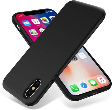 ETUI MATOWE SLIM do IPHONE X / XS CASE + SZKŁO