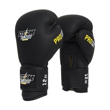 StormCloud Rękawice bokserskie Boxing Pro Czarne 10 oz