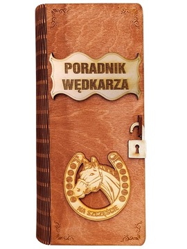 KSIĄŻKA NA FLASZKĘ prezent dla WĘDKARZA Poradnik