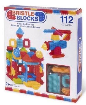 Klocki Jeżyki 112 elementów Bristle Blocks B.Toys